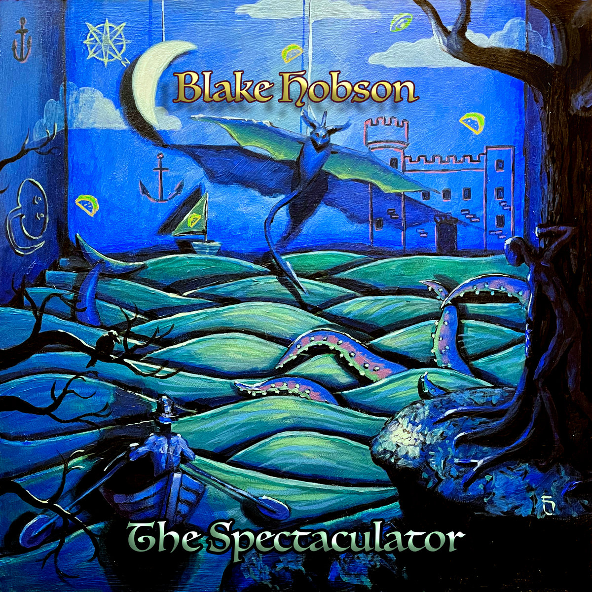 Blake Hobson "The Spectaculator" rock progresivo 2022 discos progjazz - album cover