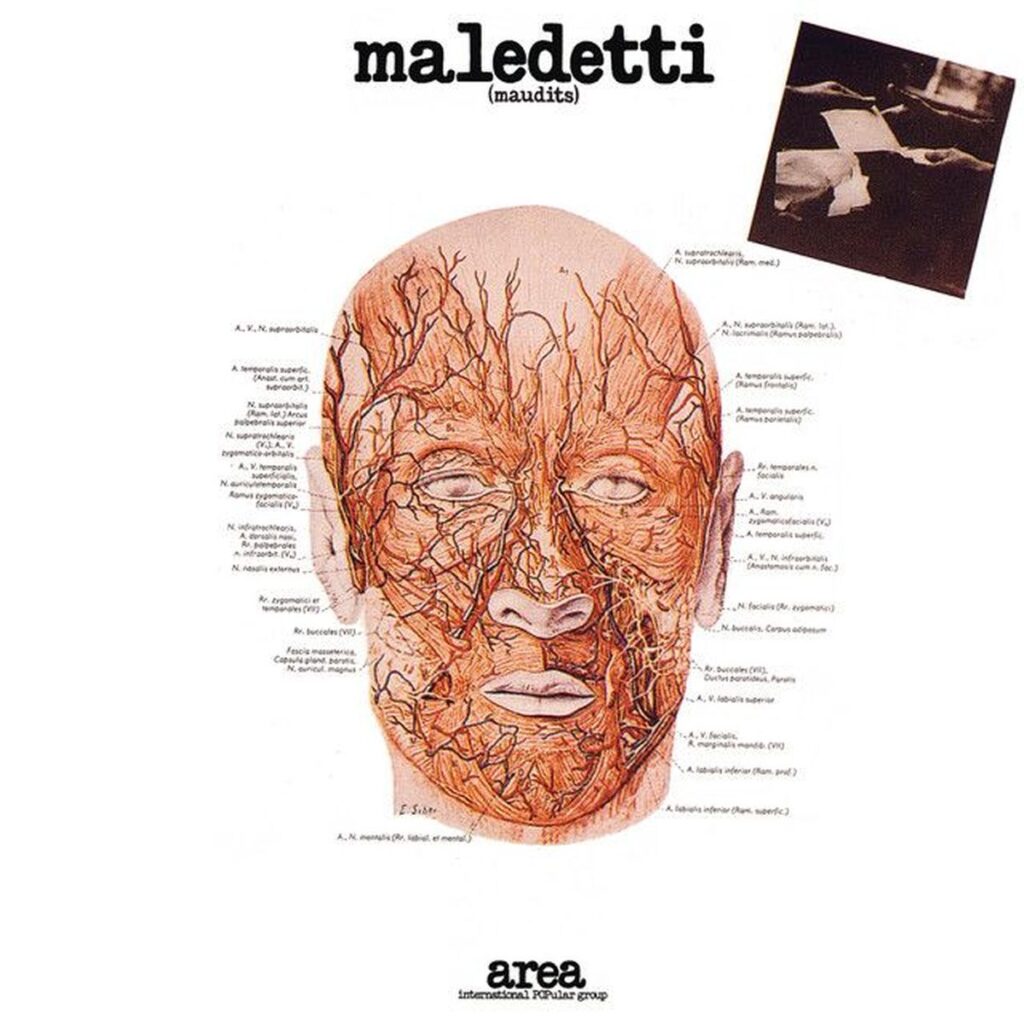 Area Maledetti album cover 1976 reseña review