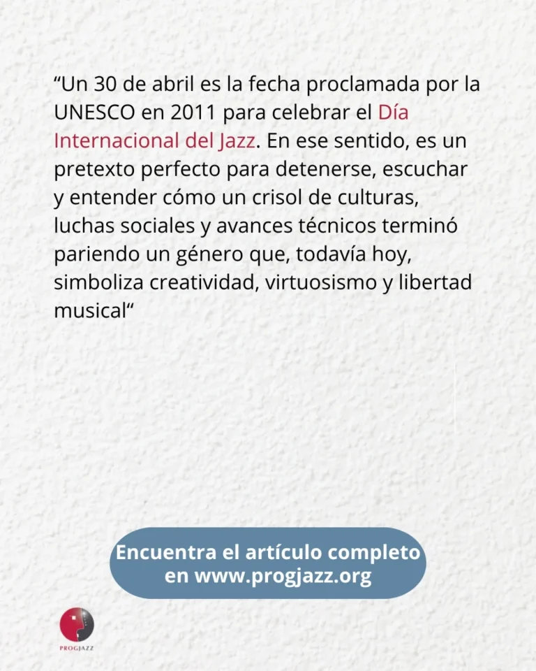 Instagram post from progjazz_org. This post is in position 1.