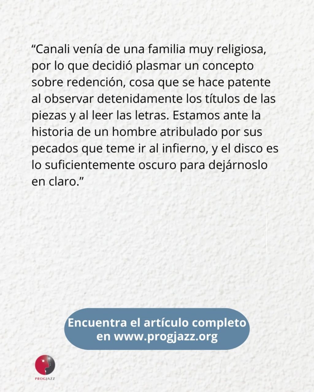 Instagram post from progjazz_org. This post is in position 1.